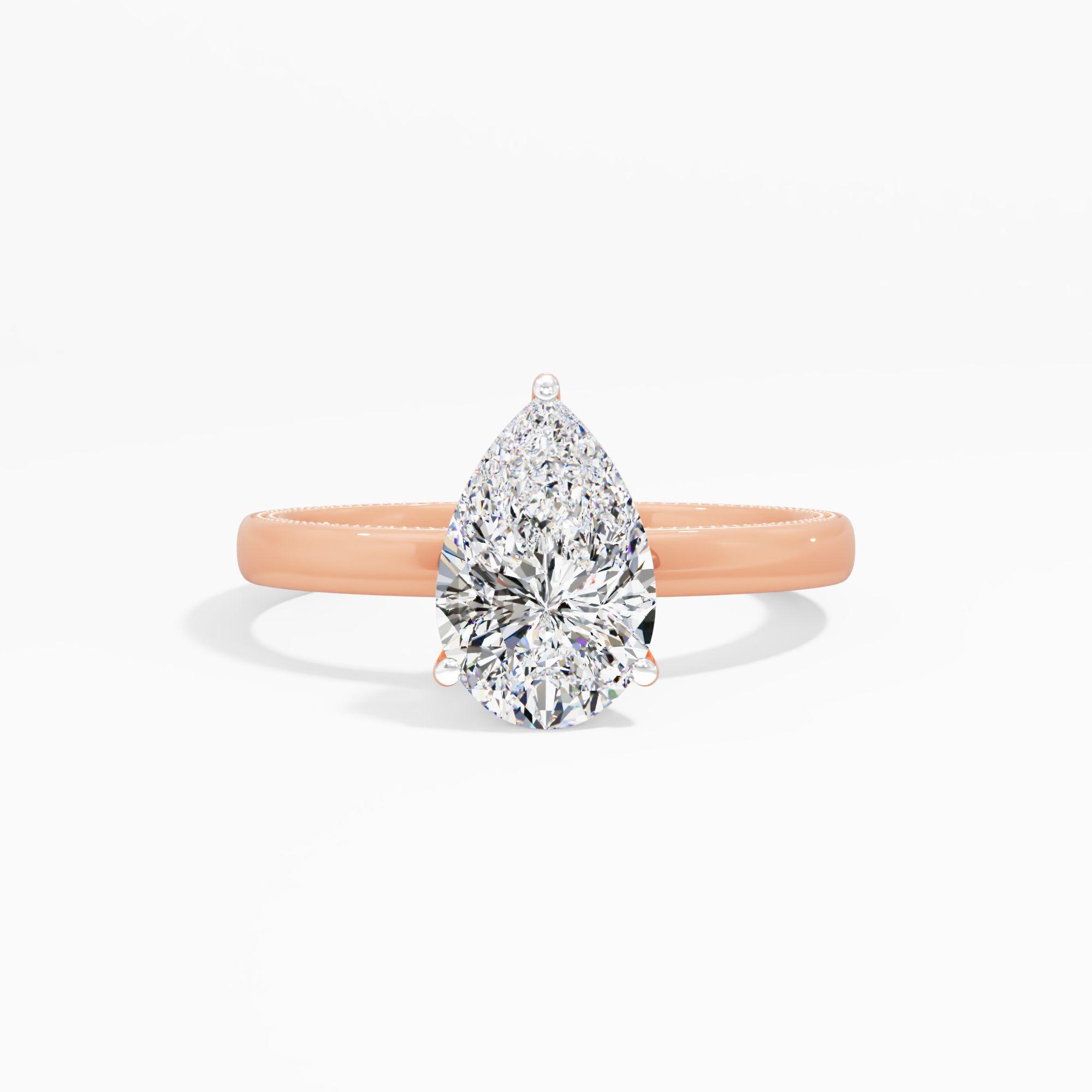 Misty Charm Solitaire Engagement Ring