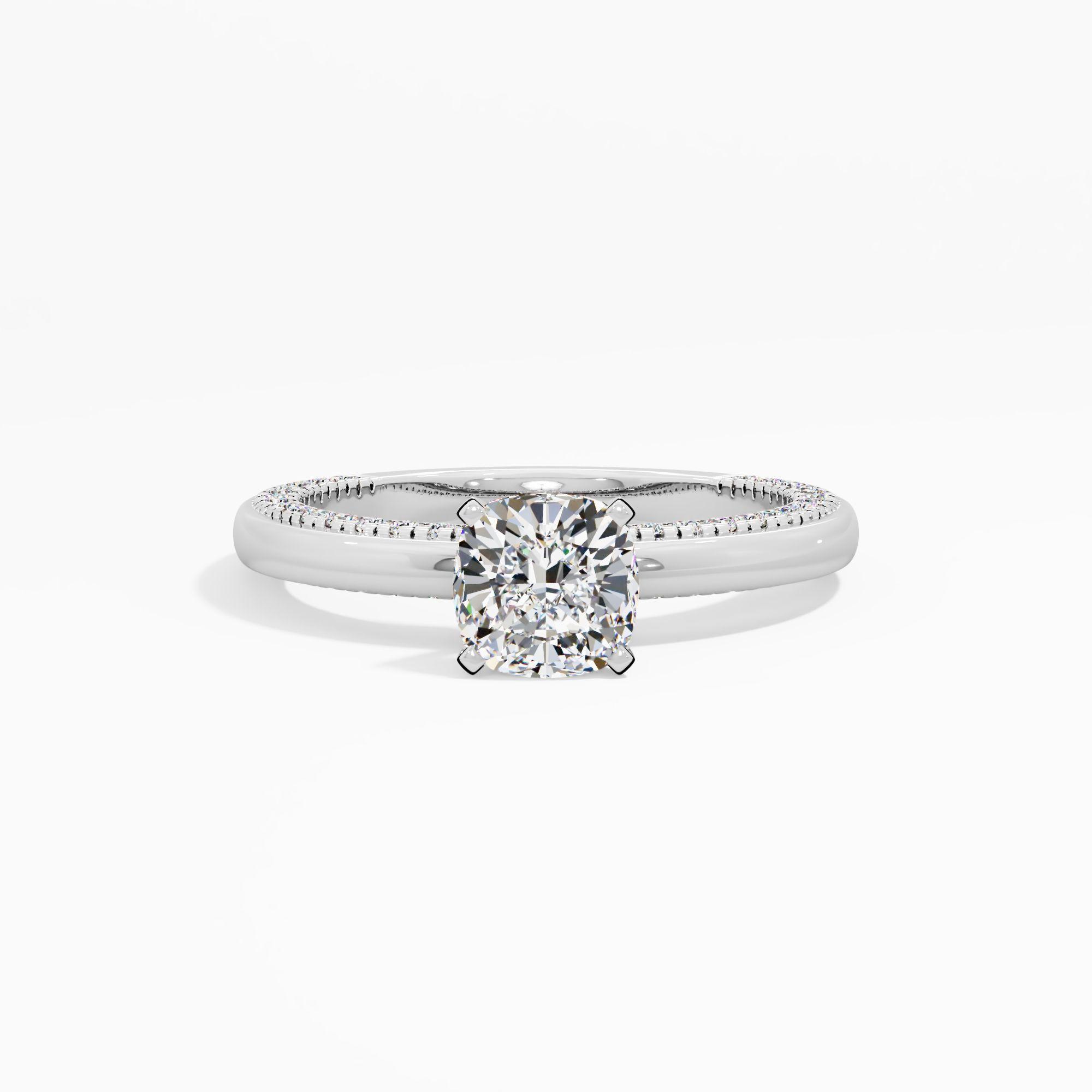 Soft Prism Solitaire Engagement Ring