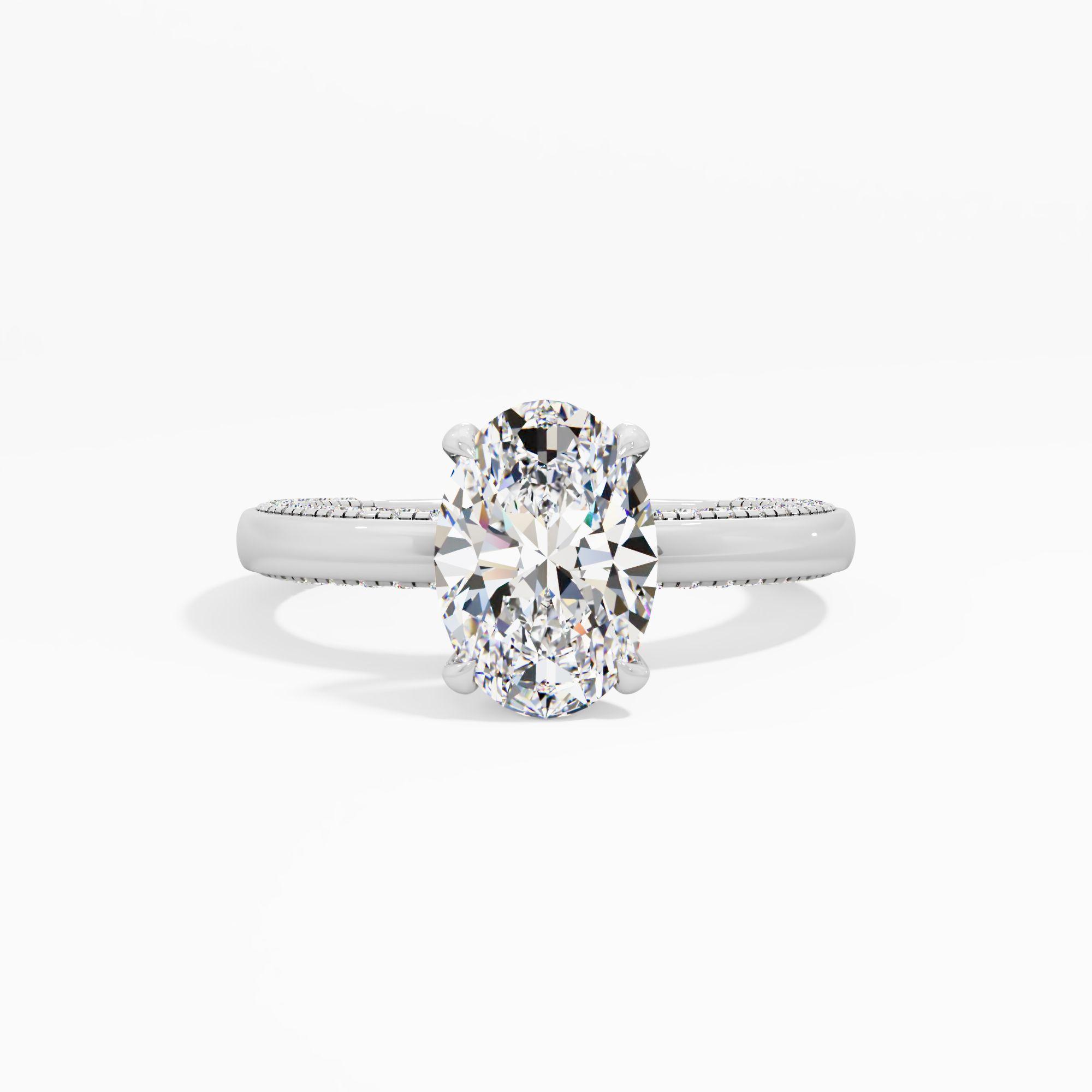 Soft Prism Solitaire Engagement Ring