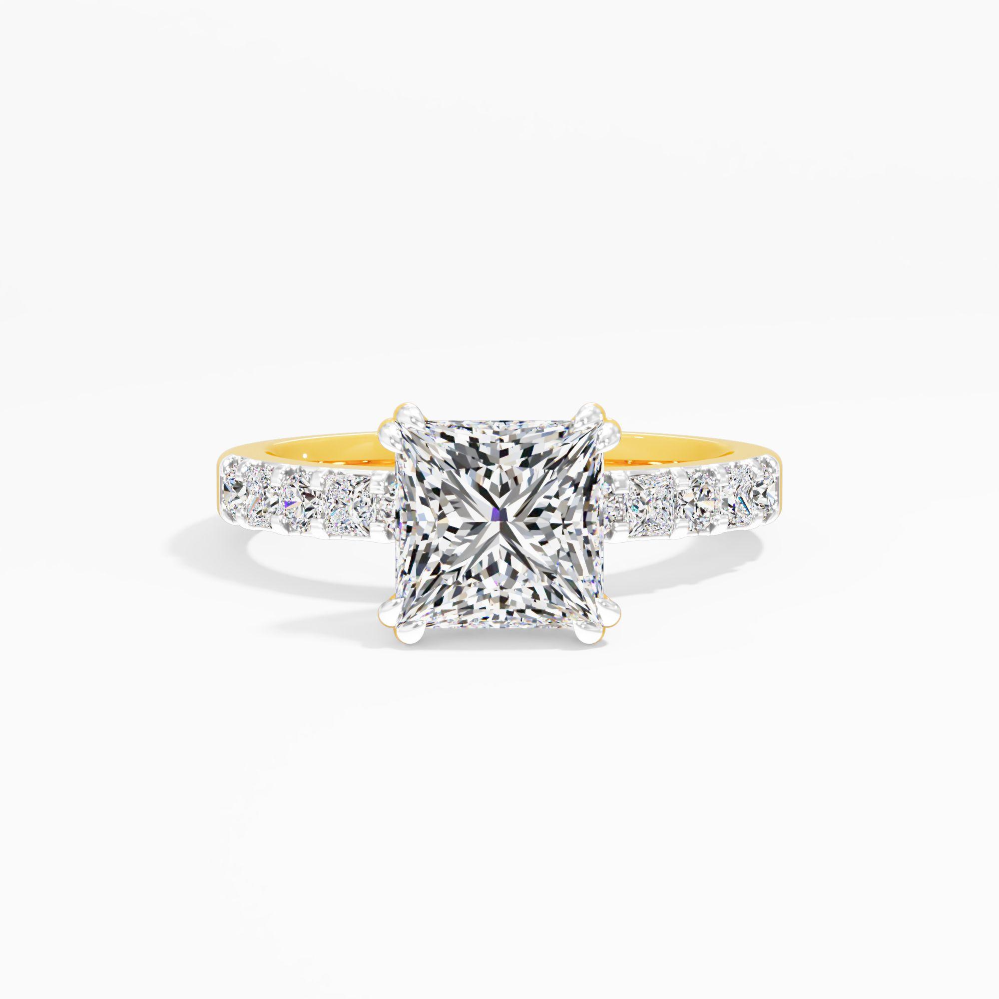 Apricot Muse Solitaire Engagement Ring