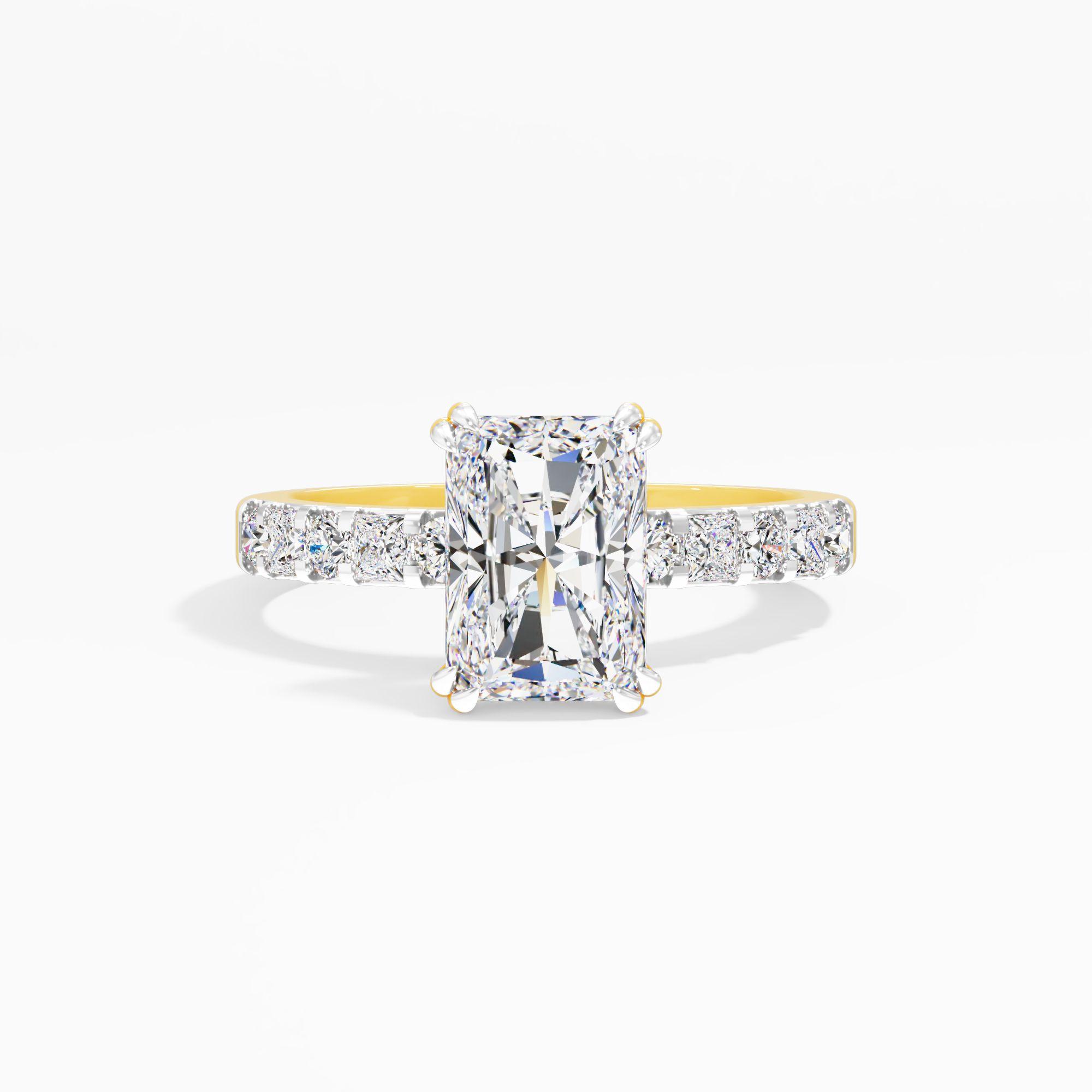 Apricot Muse Solitaire Engagement Ring
