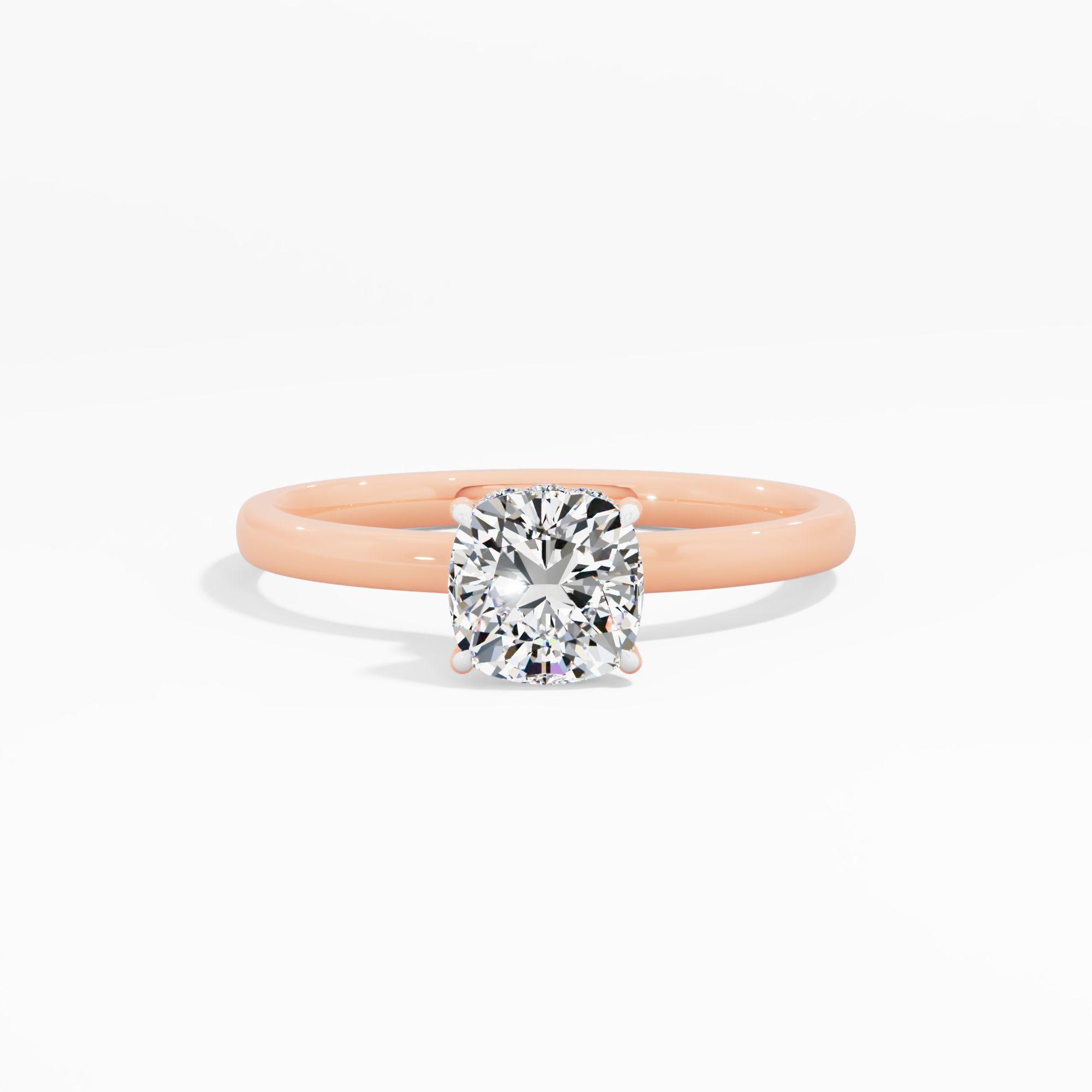 Lilac Loop Solitaire Engagement Ring
