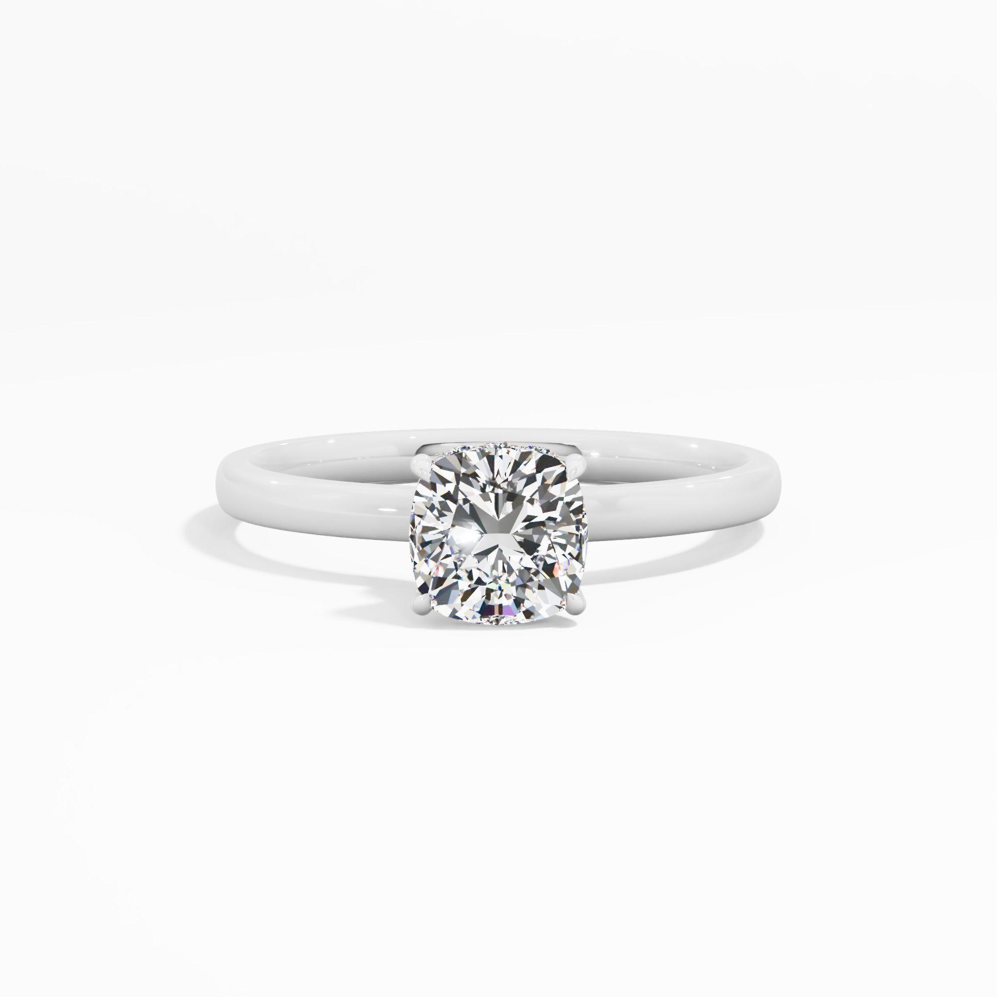 Lilac Loop Solitaire Engagement Ring
