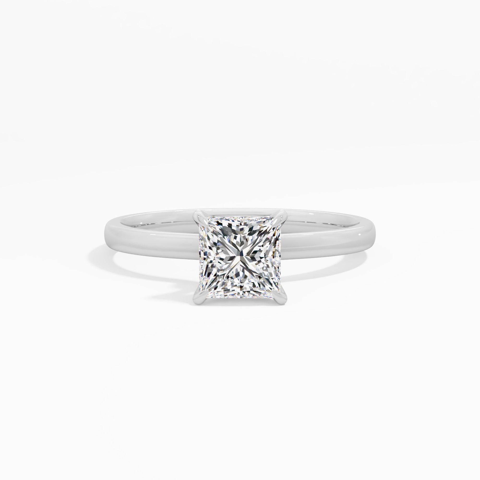 Lilac Loop Solitaire Engagement Ring