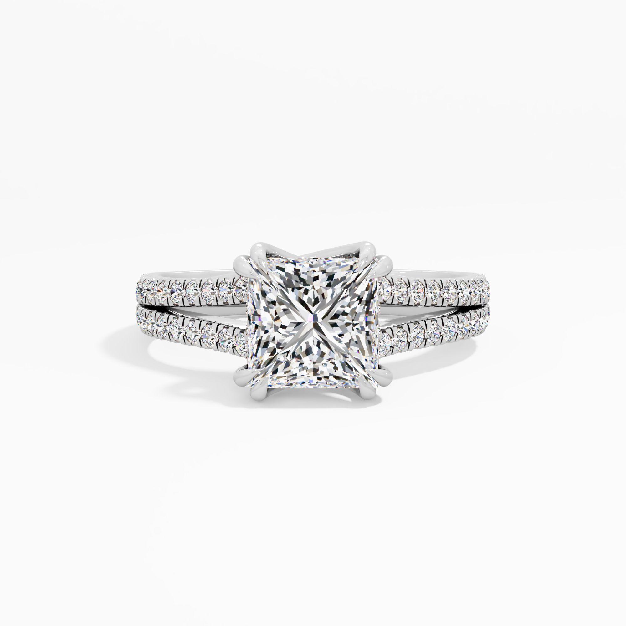 Almond Haze Solitaire Engagement Ring
