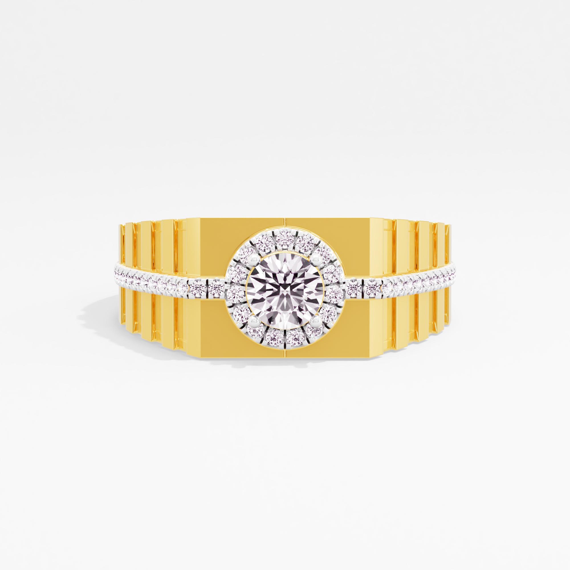 Jade Commander Halo Mens Ring