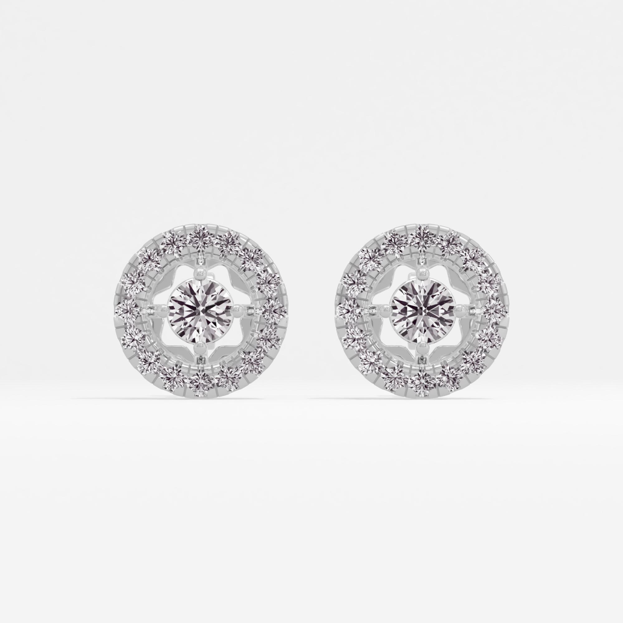 Heavenly Aura Halo Stud Earrings