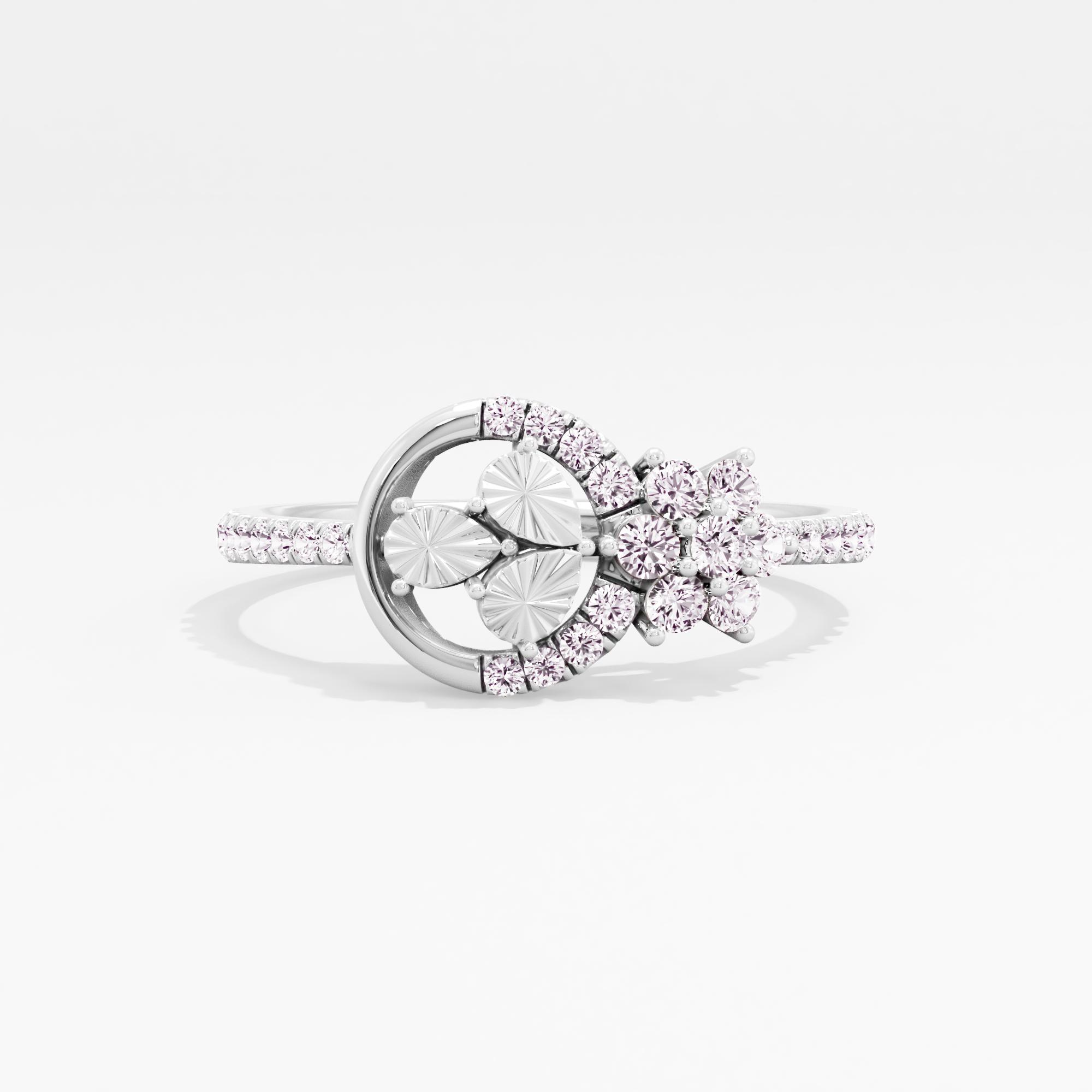 Starry Confession 7 Stone Cluster Ring