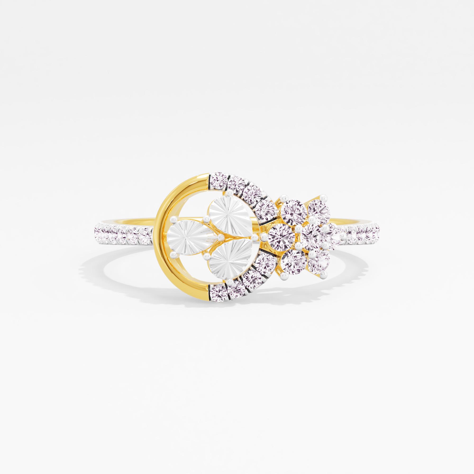 Starry Confession 7 Stone Cluster Ring