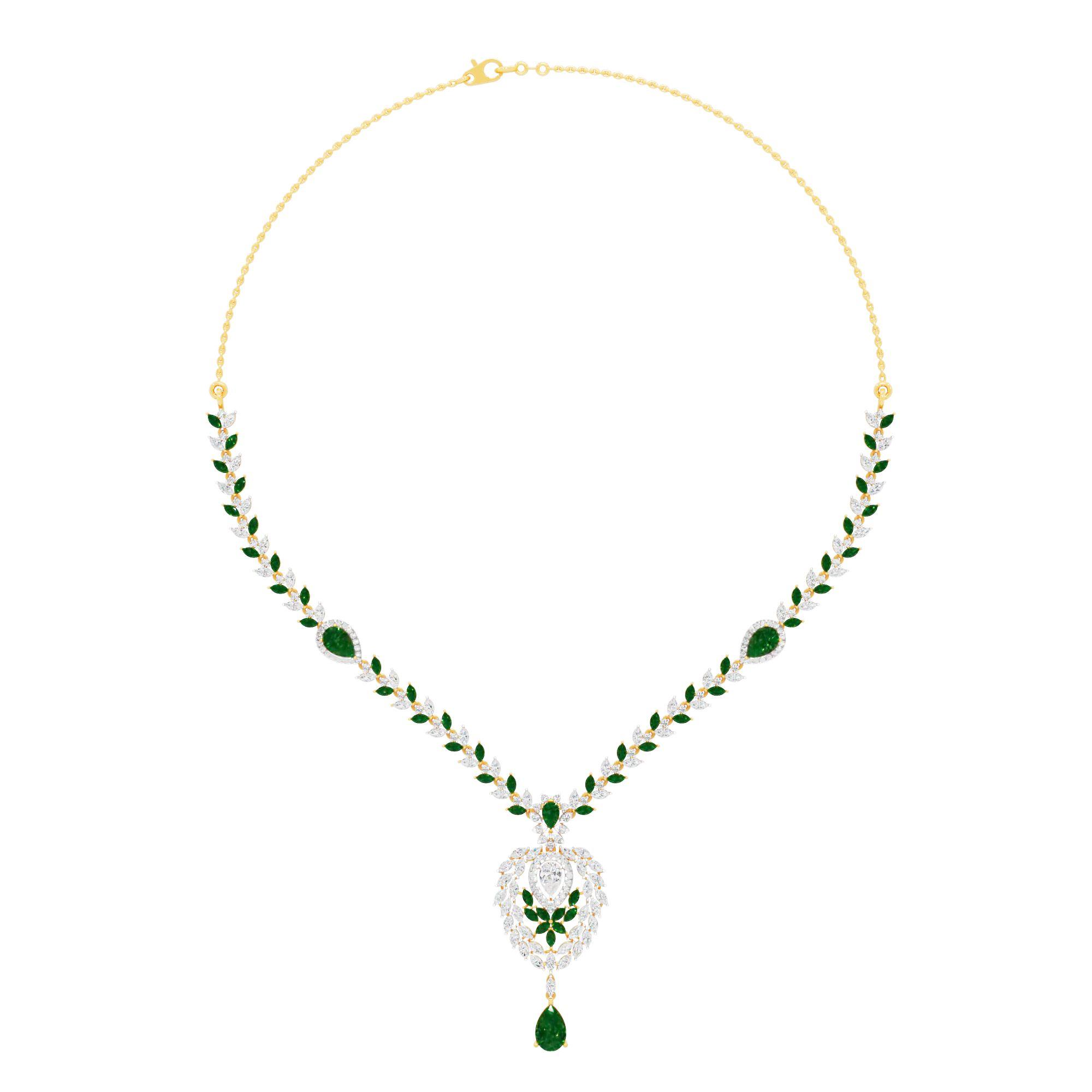 Crownleaf Emerald Heritage Necklace